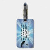 Étiquette À Bagage Balise de bagage pour la conception de parachutism (Dos Vertical)