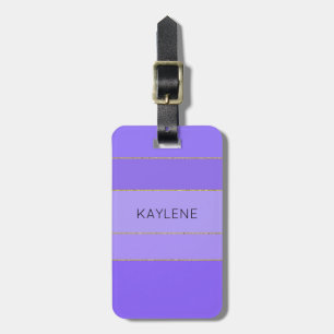 Étiquette À Bagage Balise de bagage pour lunettes violet de coupe d'o