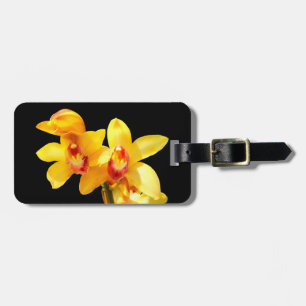 Étiquette À Bagage Balise de bagage pour orchidée jaune Cymbidium