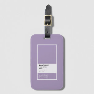 Étiquette À Bagage Balise de bagage pour violet personnalisé Voyage