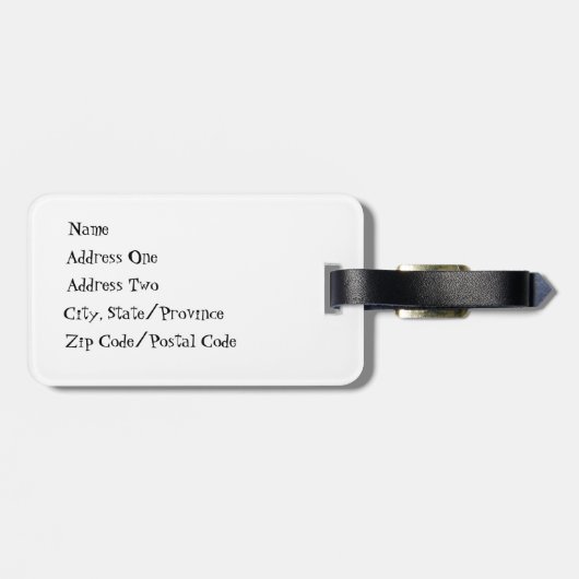 Étiquette À Bagage Balise de bagage Pride Hearts (Dos horizontal)