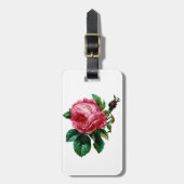 Étiquette À Bagage Balise de bagage Rose de chou (Devant Vertical)