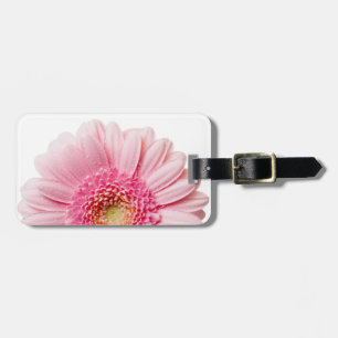 Étiquette À Bagage Balise de bagage rose Gerbera Daisy