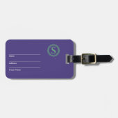 Étiquette À Bagage Balise de bagage SaS (Devant horizontal)