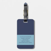 Étiquette À Bagage Balise de bagage spatial - Personnaliser (Dos Vertical)