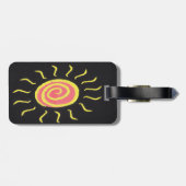 Étiquette À Bagage Balise de bagage Sun (Dos horizontal)