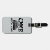 Étiquette À Bagage Balise de bagage Tiger I (Devant horizontal)