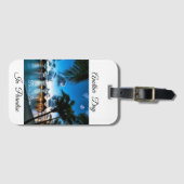 Étiquette À Bagage Balise de bagage Tropical Bora Bora (Devant Horizontal)