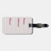 Étiquette À Bagage Balise de bagage Tropical Zigzag (Dos horizontal)