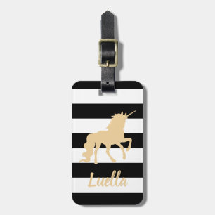Étiquette À Bagage Balise de bagage Unicorn personnalisée