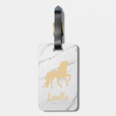 Étiquette À Bagage Balise de bagage Unicorn personnalisée (Dos Vertical)