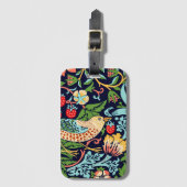 Étiquette À Bagage Balise de bagage William Morris Strawberry Thief (Devant Vertical)