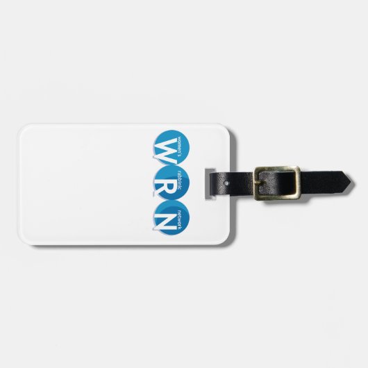 Étiquette À Bagage Balise de bagage WRN (Devant horizontal)