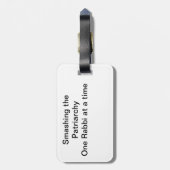 Étiquette À Bagage Balise de bagage WRN (Dos Vertical)