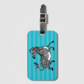 Étiquette À Bagage Balise de bagage Zebra 4 (Devant Vertical)