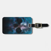 Étiquette À Bagage Balise de bagages à crâne foncé (Devant horizontal)