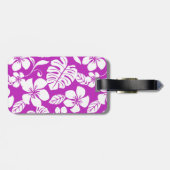 ÉTIQUETTE À BAGAGE BALISE DE BAGAGES BIKINI (RASPBERRY) ROSE (Dos horizontal)