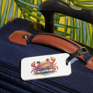 Étiquette À Bagage Balise de bagages de crabe mou
