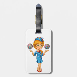 Étiquette À Bagage Balise de bagages de l'agent de bord avec devis su