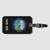 ÉTIQUETTE À BAGAGE BALISE DE BAGAGES DE NOUVELLE-ZÉLANDE PERSONNALISÉ (Devant Horizontal)