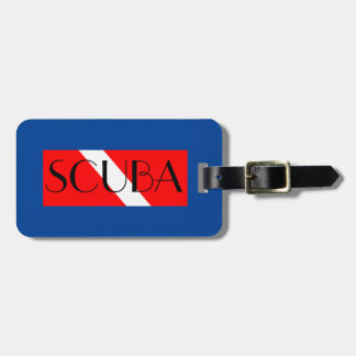 ÉTIQUETTE À BAGAGE BALISE DE BAGAGES DE SCUBA BALISAGE PLONGÉE DRAPEA