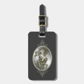 Étiquette À Bagage Balise de bagages Dragon en acier personnalisé (Devant Vertical)