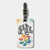 Étiquette À Bagage Balise de bagages Foster Love - Offre de volontari (Devant Vertical)