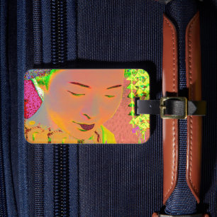Étiquette À Bagage Balise de bagages Geisha Pop Art