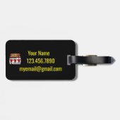 Étiquette À Bagage Balise de bagages Lucky Seven Jackpot (Dos horizontal)