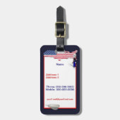 Étiquette À Bagage Balise de bagages maritimes (Devant Vertical)