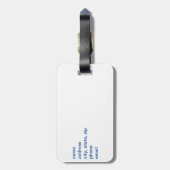 Étiquette À Bagage BALISE DE BAGAGES PERSONNALISÉE DU Drapeau Texas (Dos Vertical)