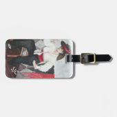 ÉTIQUETTE À BAGAGE BALISE DE BAGAGES PERSONNALISÉE EN ESPAGNOL (Devant horizontal)