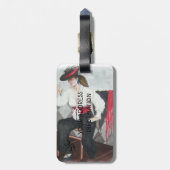 ÉTIQUETTE À BAGAGE BALISE DE BAGAGES PERSONNALISÉE EN ESPAGNOL (Dos Vertical)