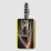 Étiquette À Bagage Balise de bagages SemiTruck (Devant Vertical)