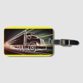 Étiquette À Bagage Balise de bagages SemiTruck (Devant Horizontal)