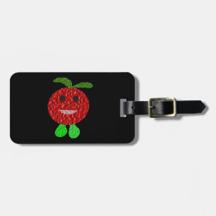 Étiquette À Bagage Balise de bagages sur mesure Happy Tomato