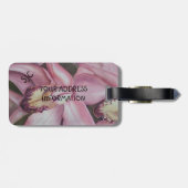 ÉTIQUETTE À BAGAGE BALISE DE BAGAGES TROPICALES EXOTIQUES PERSONNALIS (Dos horizontal)