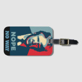 Étiquette À Bagage Balise de bagages Trump Nope No Way (Devant Horizontal)