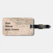 Étiquette À Bagage Balise de bagages Yorkie Pirate (Dos horizontal)