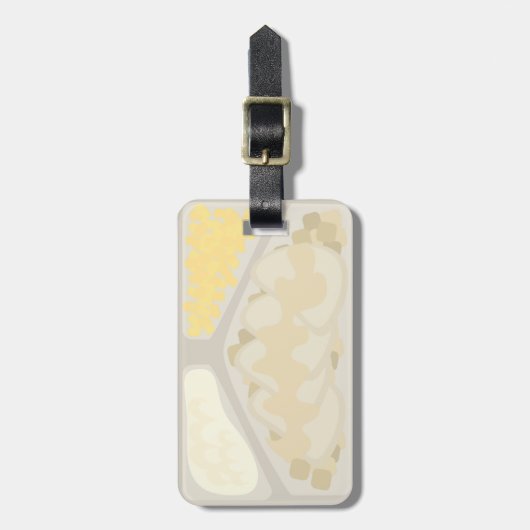 Étiquette À Bagage Balise de dîner congelé (Devant Vertical)