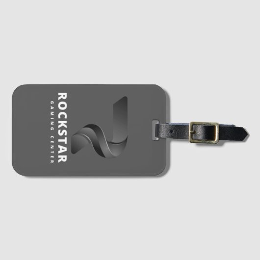 Étiquette À Bagage Balise de jeu inspirée de Rockstar - Retro Grung (Devant Horizontal)