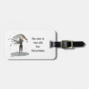 Étiquette À Bagage Balise de la pluie de garçon avec bagage feuille