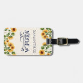 Étiquette À Bagage Balise de mesure de l'instrument de tournesol luna (Devant horizontal)