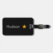 Étiquette À Bagage Balise de nom personnalisée, Balise de bagage pers (Dos horizontal)