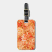 Étiquette À Bagage Balise de peinture à fleurs personnalisée (Devant Vertical)