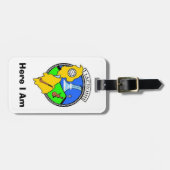 Étiquette À Bagage Balise d'identification de comté Leitrim personnal (Devant horizontal)