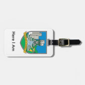 Étiquette À Bagage Balise d'identification personnalisée de mon bagag (Devant horizontal)