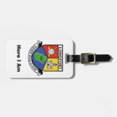 Étiquette À Bagage Balise d'identification personnalisée de mon bagag (Devant horizontal)