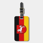 Étiquette À Bagage Balise Drapeau de bagages Basse-Saxe (Devant Vertical)
