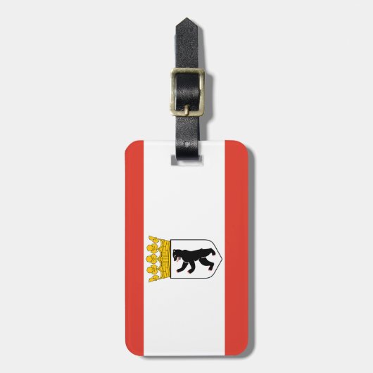 Étiquette À Bagage Balise Drapeau de Berlin (Devant Vertical)